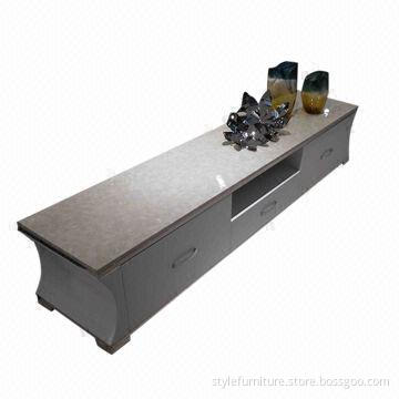 Modern design TV cabinet with marble top